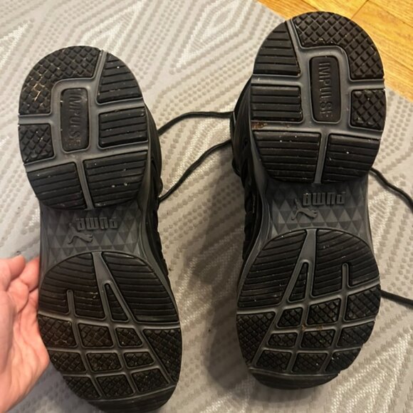 Puma Safety Velocity 2.0 Mid SD work boots in black leather. Men's 13 - Picture 4 of 5